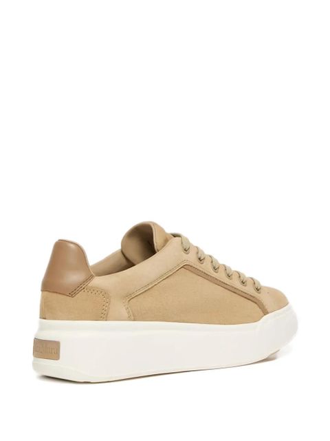 Max Mara platform lace-up sneakers - Neutrals