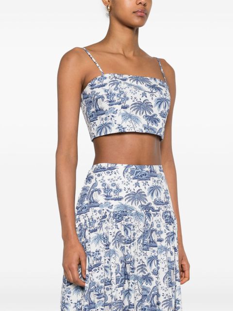 STAUD Federico top - White