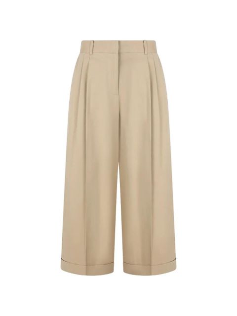 The Row pleated twill trousers - Neutrals - zdjęcie produktu nr 1