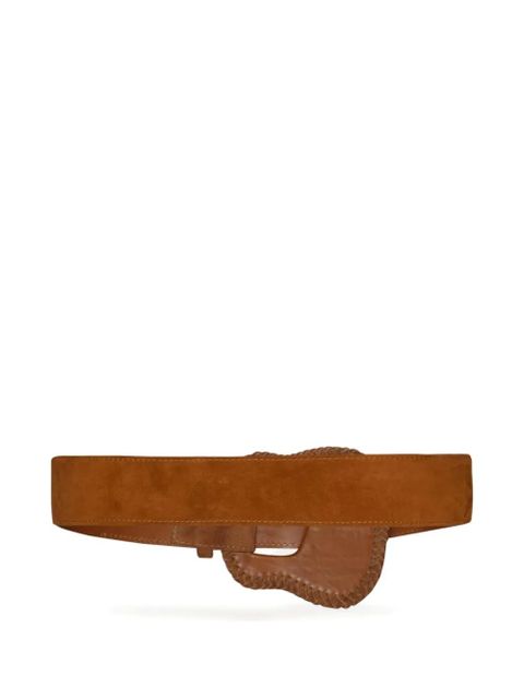 Johanna Ortiz Majesty braided-buckle belt - Brown - zdjęcie produktu nr 2