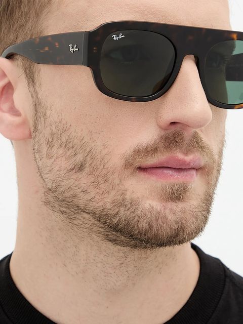 Ray-Ban okulary przeciwsłoneczne kolor brązowy 0RB2218