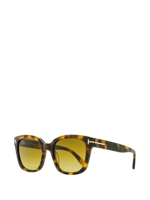 TOM FORD Eyewear rectangle stepped bridge sunglasses - Brown - zdjęcie produktu nr 2