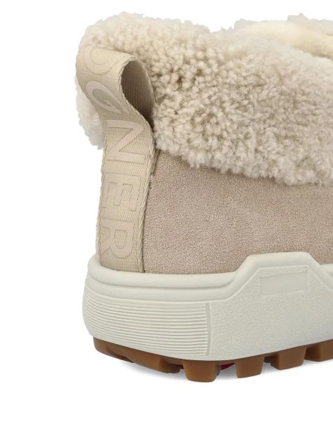 BOGNER shearling lace-up boots - Neutrals