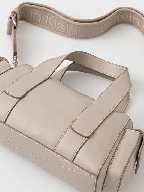 Calvin Klein torebka kolor beżowy LV04F3291G