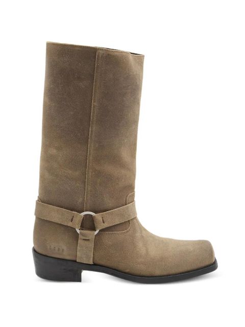 Golden Goose biker buckle strap boots - Neutrals - zdjęcie produktu nr 1
