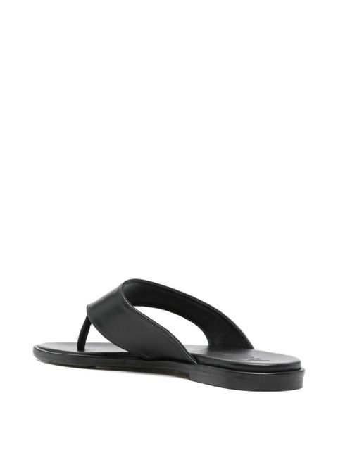 Aeyde Amaya flat sandals - Black