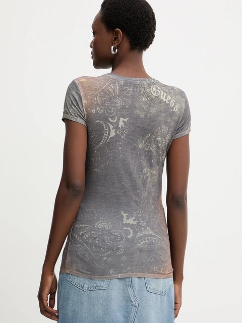Guess t-shirt damski kolor szary W5BI33 K37Z0
