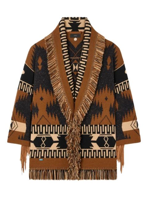 Alanui frange trim cardigan - Brown - zdjęcie produktu nr 1