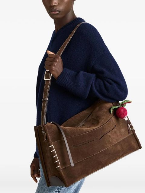 JW Anderson crocheted-radish charm - Red - zdjęcie produktu nr 2