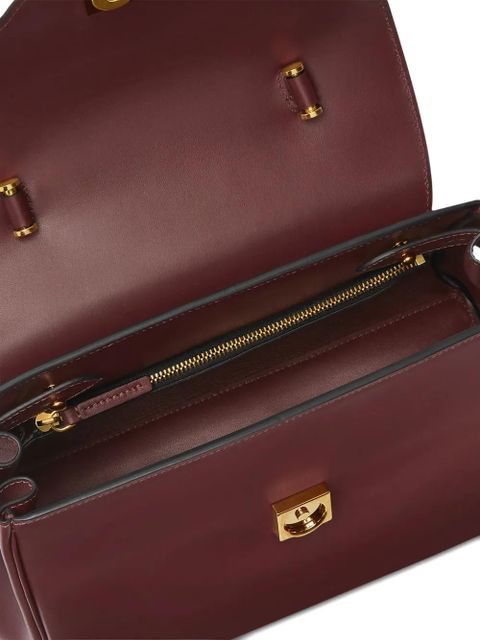 Versace La Medusa-embellished top-handle tote bag - Red