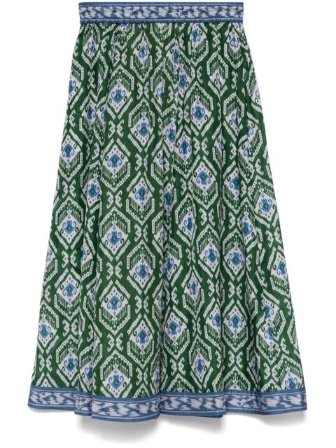 ZIMMERMANN Wylie midi skirt - Green - zdjęcie produktu nr 1