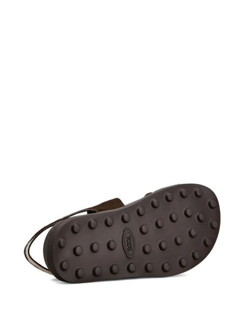 Tod's strap-detail sandals - Brown