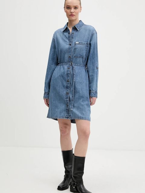 Guess Jeans sukienka bawełniana - zdjęcie produktu nr 1