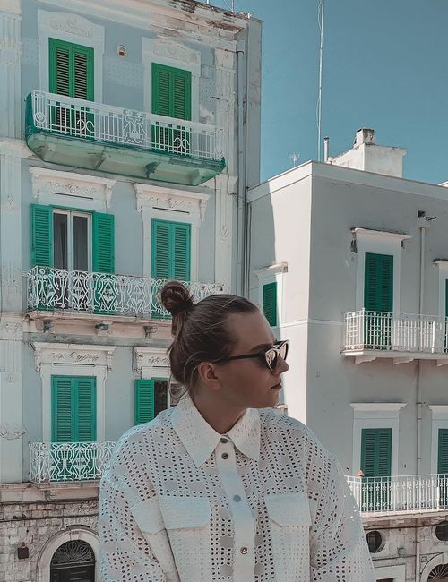 Ażurowa koszula oversize