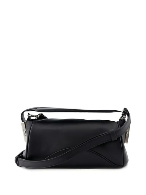 Osoi leather tote bag - BLACK