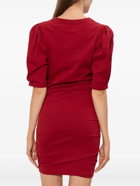 ISABEL MARANT Mylda ruched dress - Red