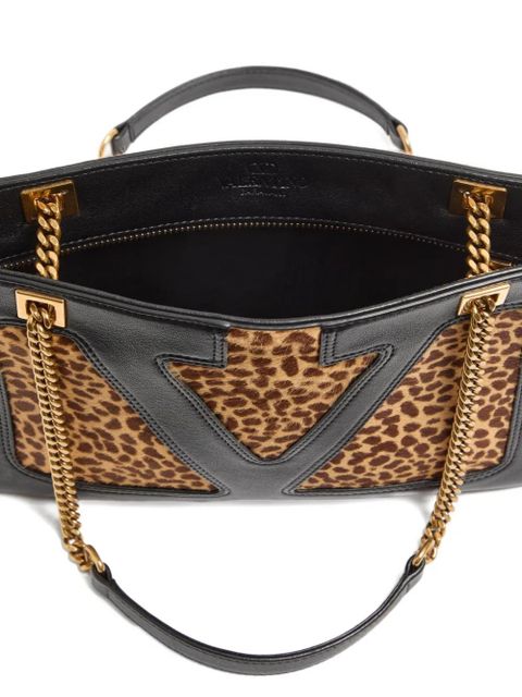 Valentino Garavani small Viva Superstar Vlogo tote bag - Black