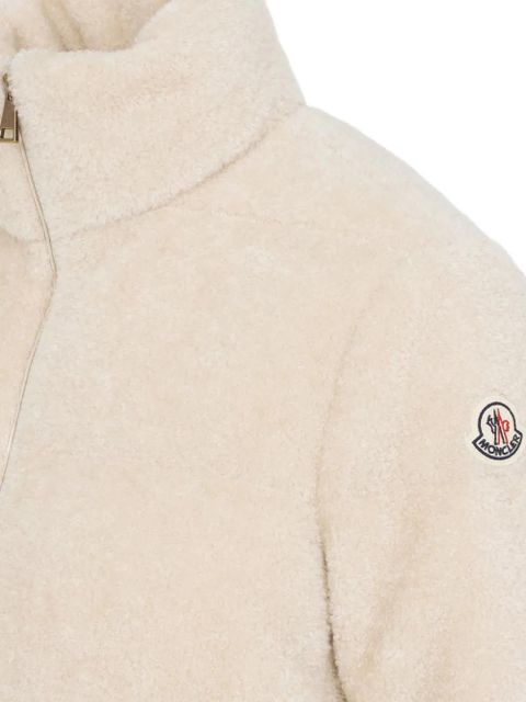 Moncler Cedre teddy down jacket - Neutrals