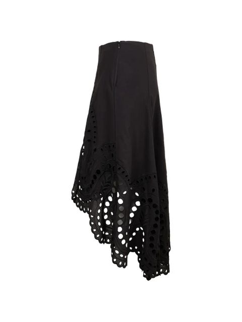 Charo Ruiz Ibiza Finn cutout asymmetric skirt - Black