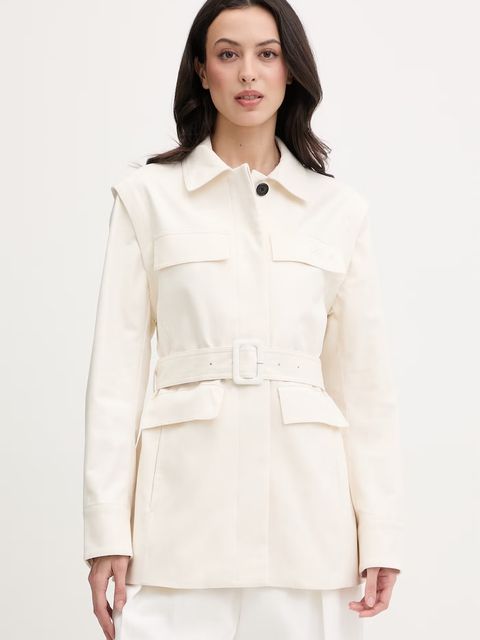 Karl Lagerfeld płaszcz damski z bawełną - zdjęcie produktu nr 1