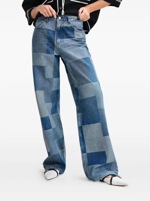 Essentiel Antwerp patchwork jeans - Blue
