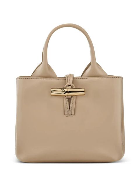 Longchamp xs Le Roseau handle detachable strap tote bag - Neutrals - zdjęcie produktu nr 1