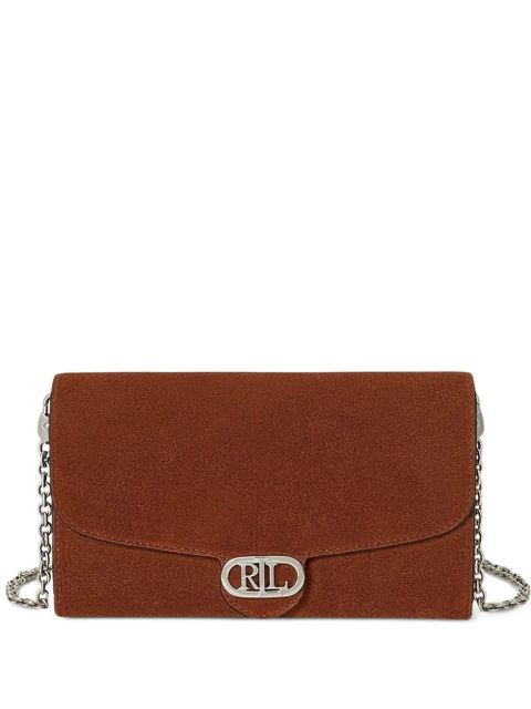 Lauren Ralph Lauren medium Adair logo chain crossbody bag - Brown - zdjęcie produktu nr 1