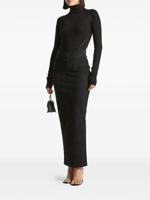 Manière De Voir high-waisted midaxi skirt - Black - zdjęcie produktu nr 2