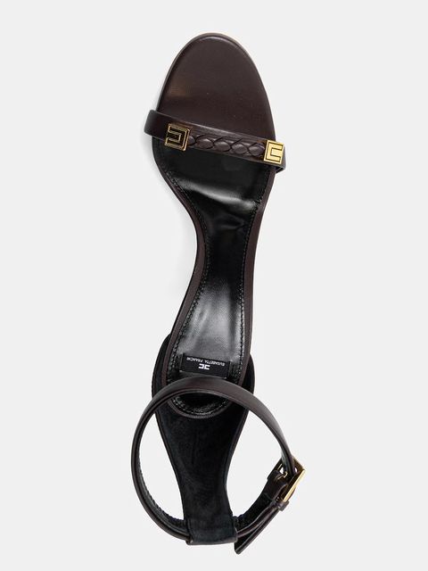 Elisabetta Franchi sandały skórzane