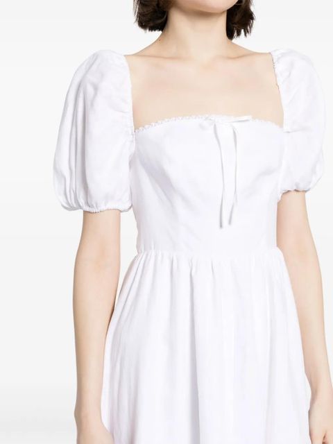 Reformation Marella linen midi dress - White