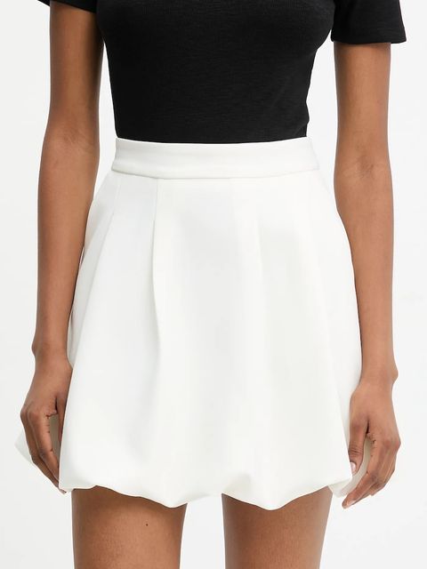 Answear.LAB spódnica kolor biały mini prosta - zdjęcie produktu nr 1