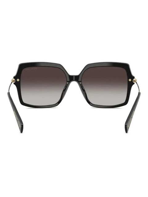 Michael Kors geometric-frame sunglasses - Black