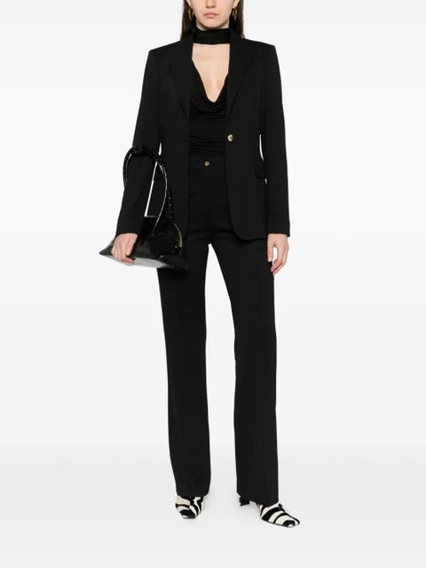 PINKO Resta button tailored trousers - Black - zdjęcie produktu nr 2