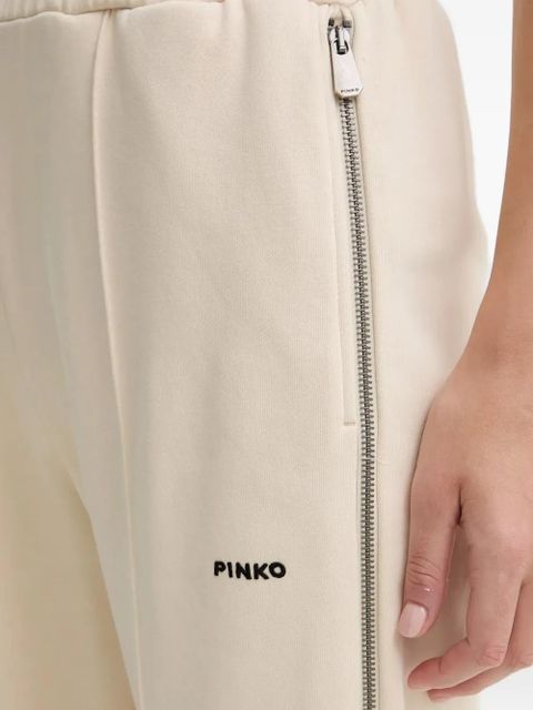 PINKO logo-embroidered track pants - Neutrals