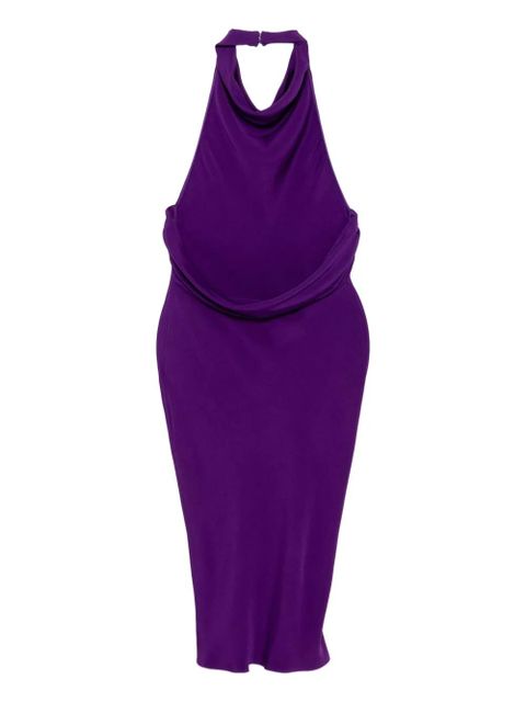 TOM FORD halter-neck dress - Purple - zdjęcie produktu nr 2