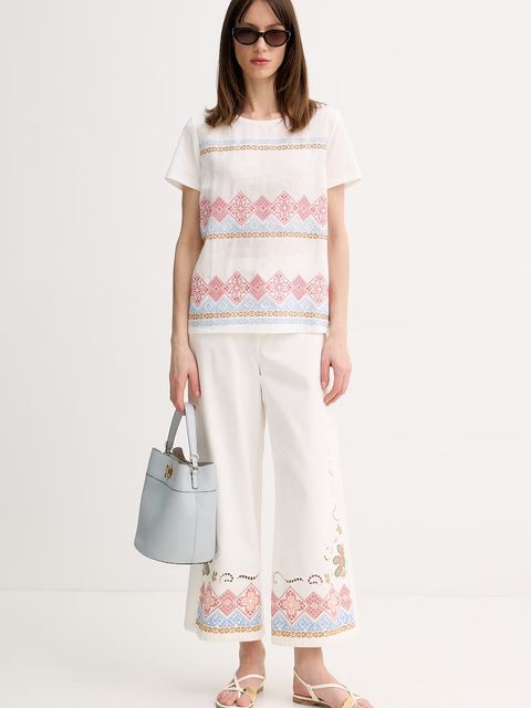 Weekend Max Mara t-shirt damski bawełniany GENIO - zdjęcie produktu nr 1