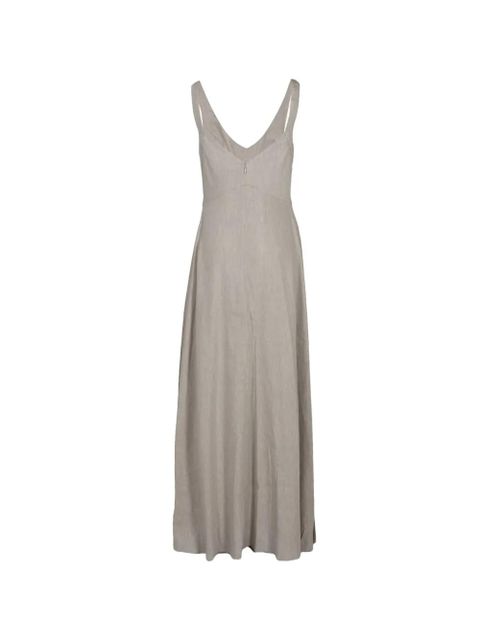STAUD Madison V-neck maxi dress - Neutrals - zdjęcie produktu nr 2