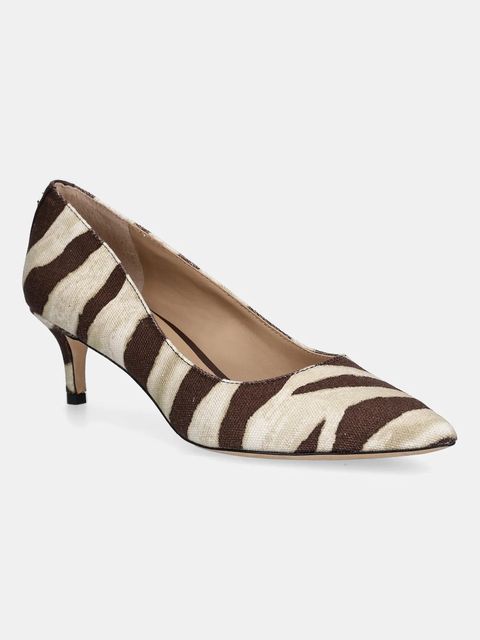 Lauren Ralph Lauren szpilki Adrienne kolor brązowy 802974354001 - zdjęcie produktu nr 1