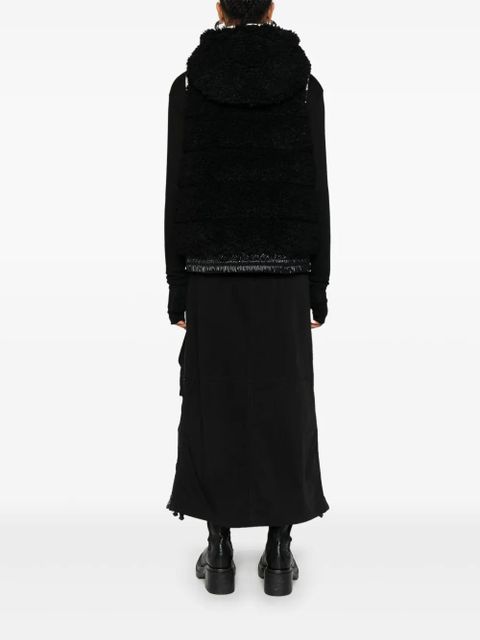 Moncler Grenoble padded zip-up gilet - Black