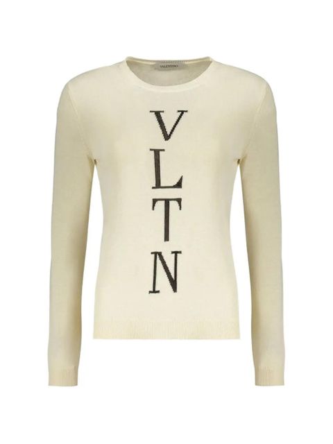 Valentino Garavani intarsia-knit sweater - Neutrals - zdjęcie produktu nr 1