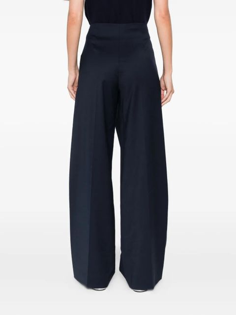 SANDRO asymmetrical panel trousers - Blue