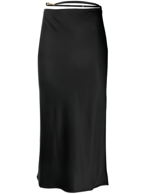 Jacquemus La Jupe Notte midi skirt - Black - zdjęcie produktu nr 1