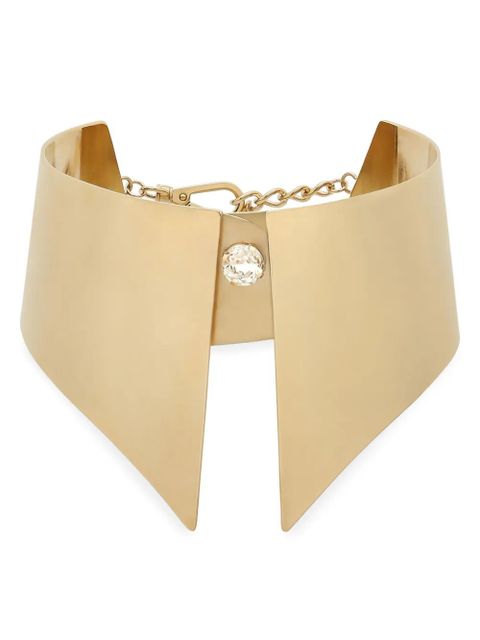 Dolce & Gabbana embellished collar chocker-necklace - Gold - zdjęcie produktu nr 1