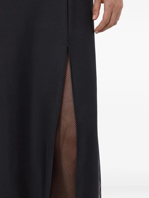 LouLou de Saison Iraka lace-stitching midi dress - Black - zdjęcie produktu nr 2