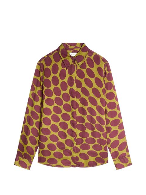 DRIES VAN NOTEN printed shirt - Neutrals - zdjęcie produktu nr 1