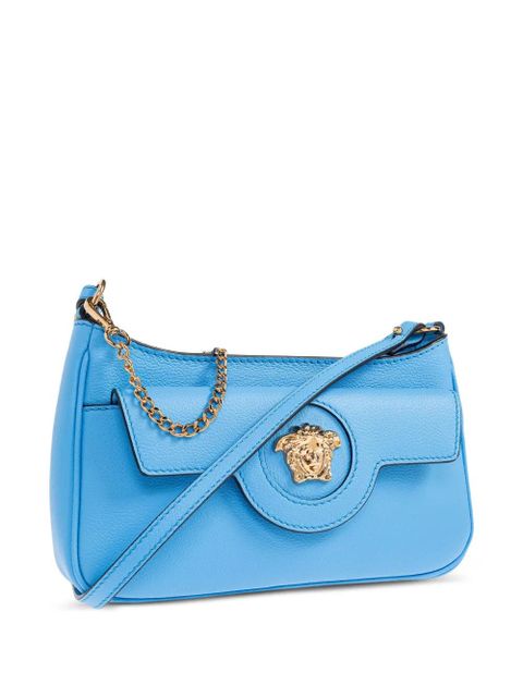 Versace mini La Medusa chain shoulder bag - Blue