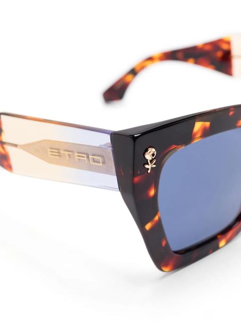 ETRO butterfly-frame sunglasses - Brown
