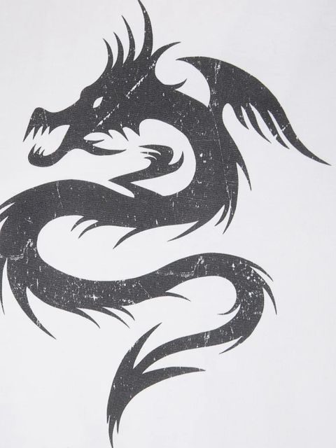 Coperni Dragon raglan-sleeve T-shirt - White