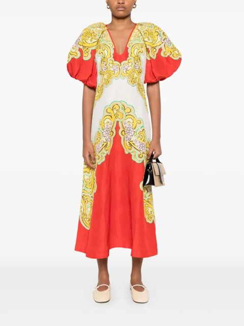 ALEMAIS Sierra midi dress - White - zdjęcie produktu nr 2