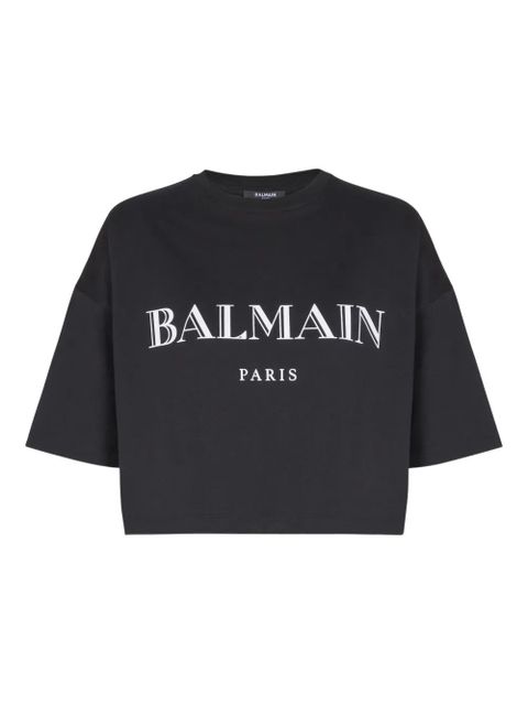 Balmain logo-print T-shirt - Black - zdjęcie produktu nr 1